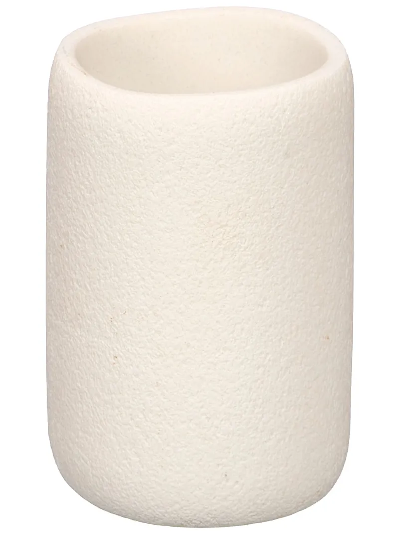 Kubek Łazienkowy Polyresin - Kremowy