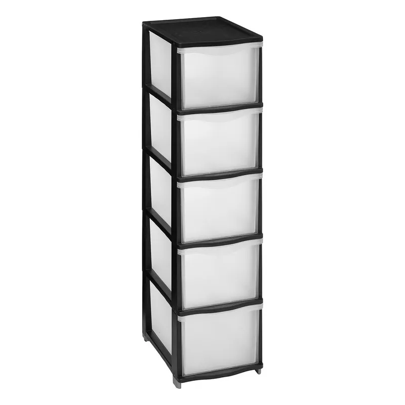 Organizer Z 5 Szufladami 98,5 cm - Czarny
