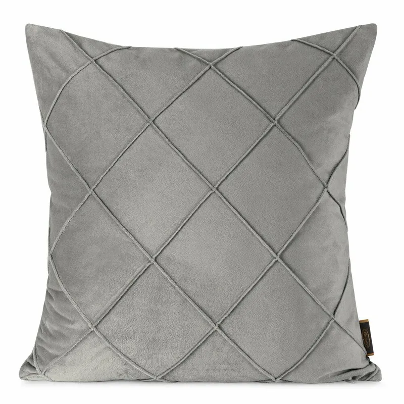 Poszewka NALA2 45x45 cm Romby - Srebrna