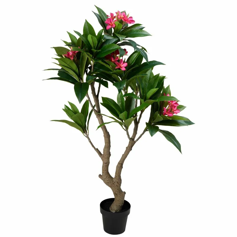 Sztuczne Drzewko Frangipani 150 cm Doniczce - Różowa