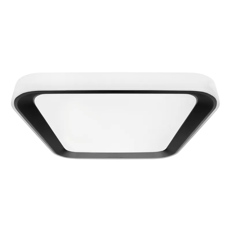 Plafon Sufitowy QUADRO Biały Czarny 66W