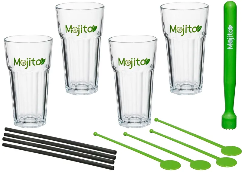 Szklanki Do Mojito Zestaw 13 Elementów