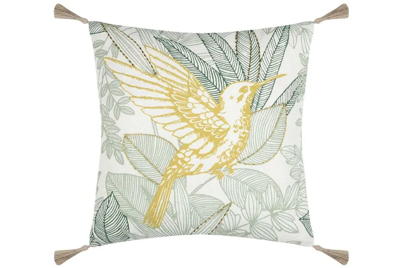 Poduszka BOTANYS GOLD 40x40 Ptak