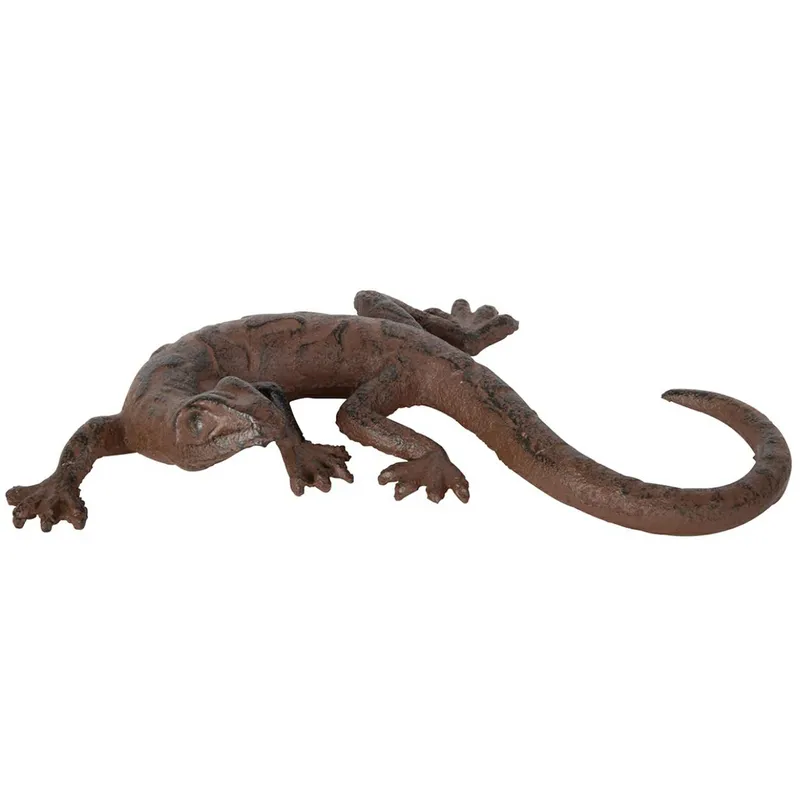 Figurka Żeliwna Jaszczurka 18,3 cm