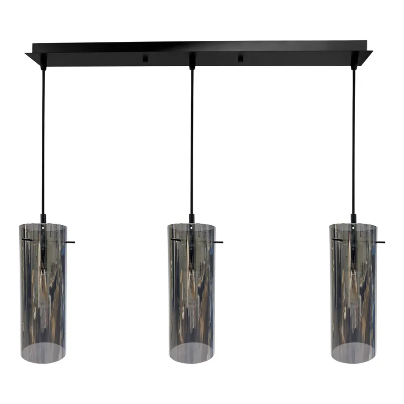Lampa Wisząca PADOVA Szklana - Czarna