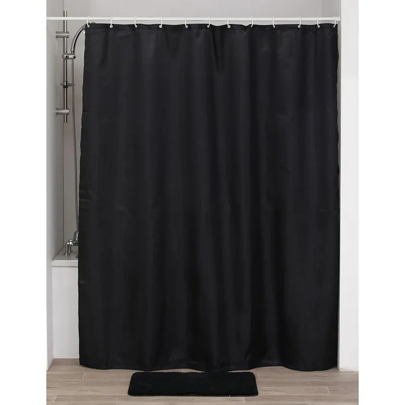 Zasłona Prysznicowa Diamond Black H200CM