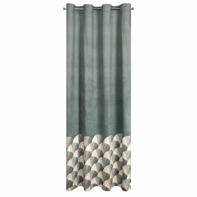 Zasłona GINA 140x250 Stalowa Wachlarze