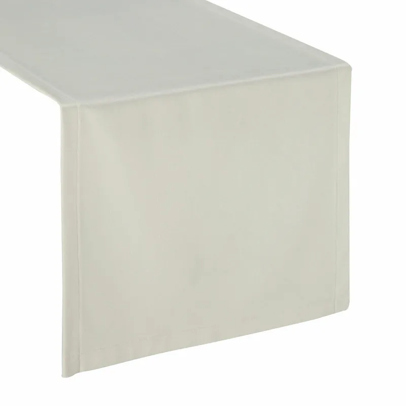 Bieżnik VELVET 40x140 cm - Biały