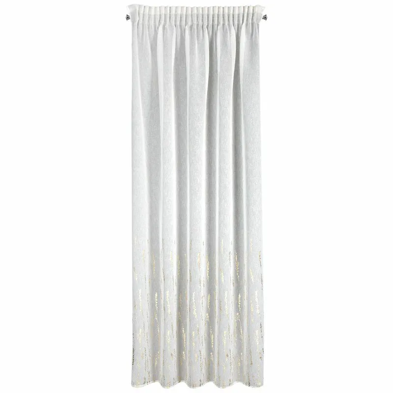 Firana Gotowa LINZI 140x270 Taśma - Biała