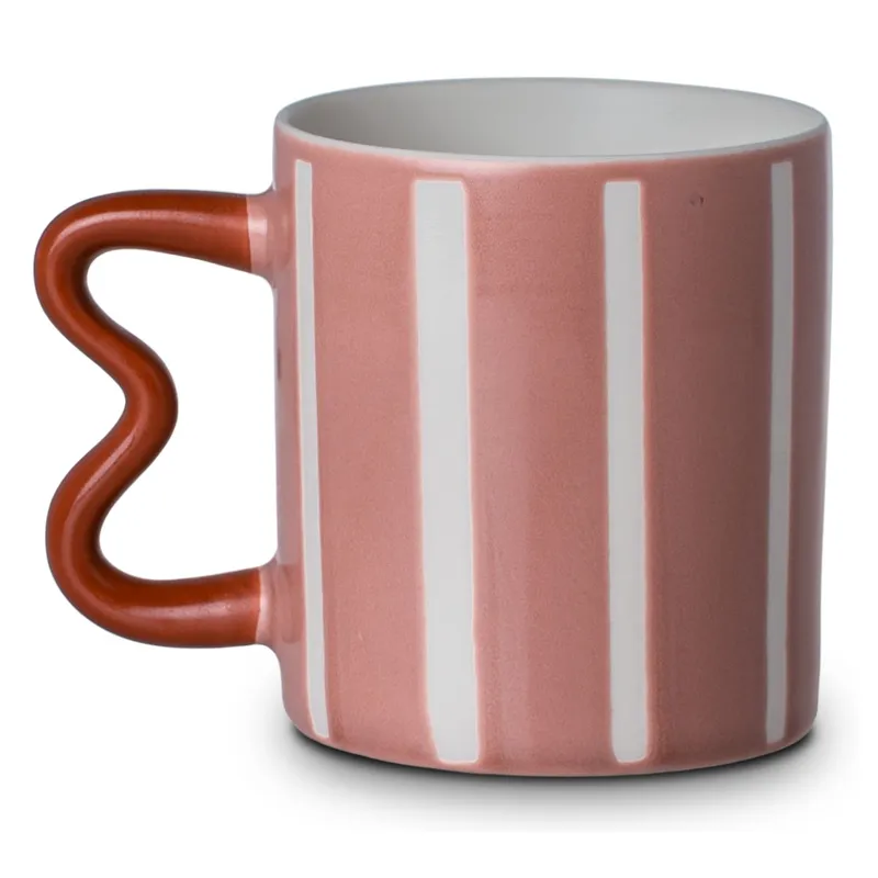 Kubek 450 ml Jazz Lines - Różowy