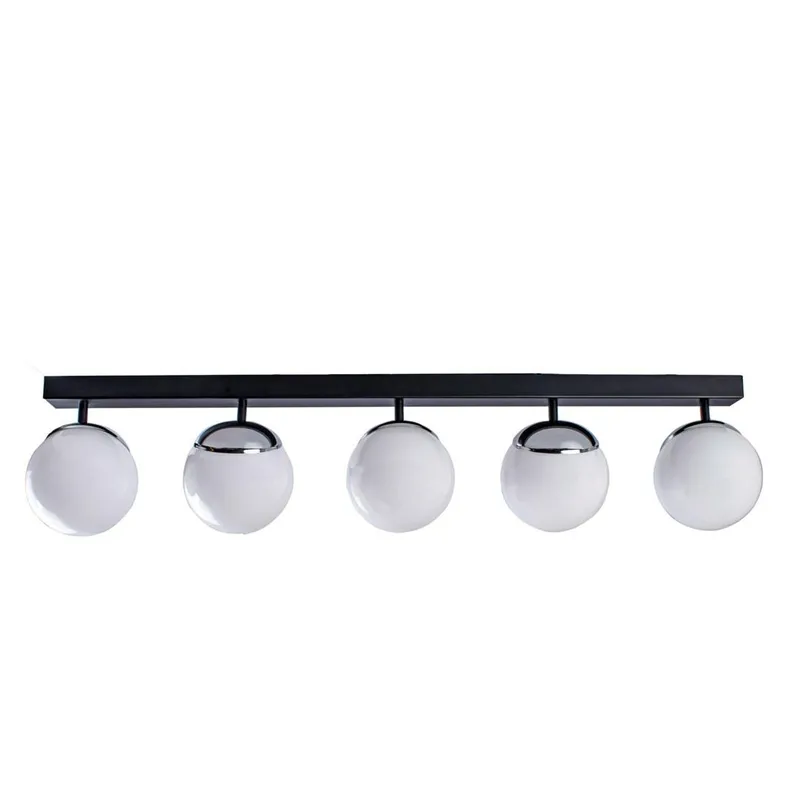 Lampa Sufitowa SFERA Czarny Srebrny