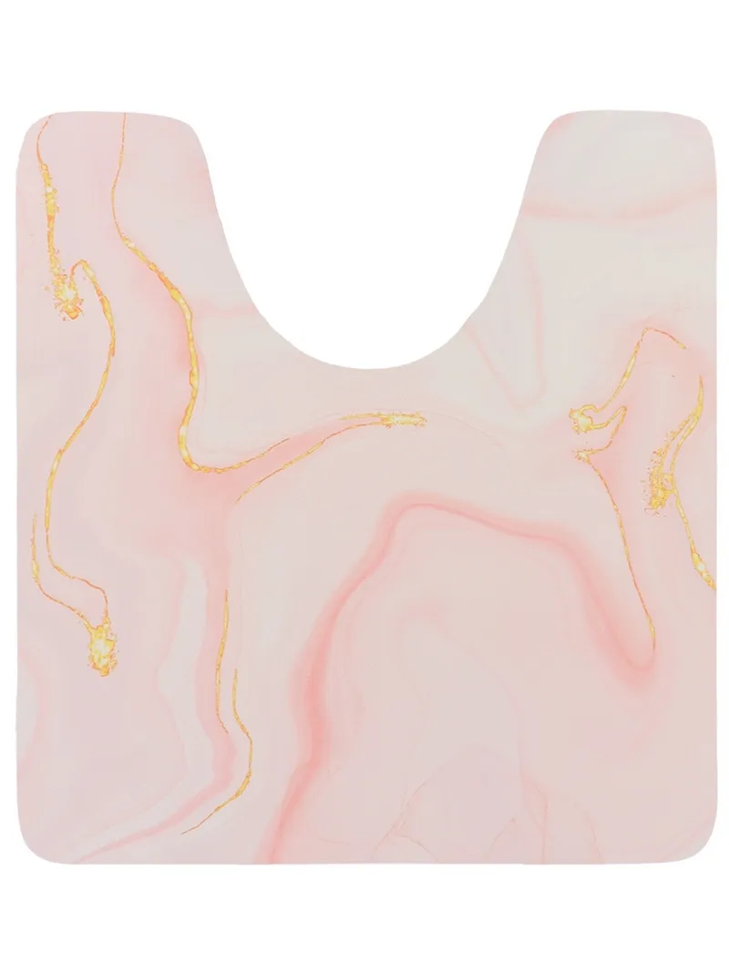 Dywanik Pod WC CARRARE 45x50 cm Róż