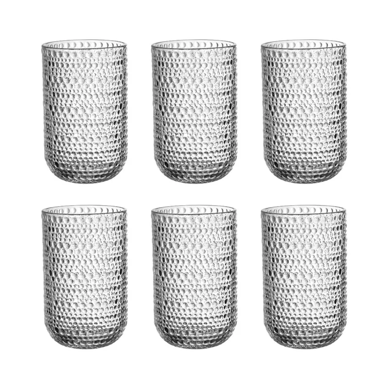 Szklanka 465 ml, Zestaw 6 Sztuk, Wzór „Dots”