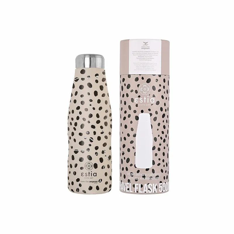 Butelka Termiczna 500 ml Leopard Taupe