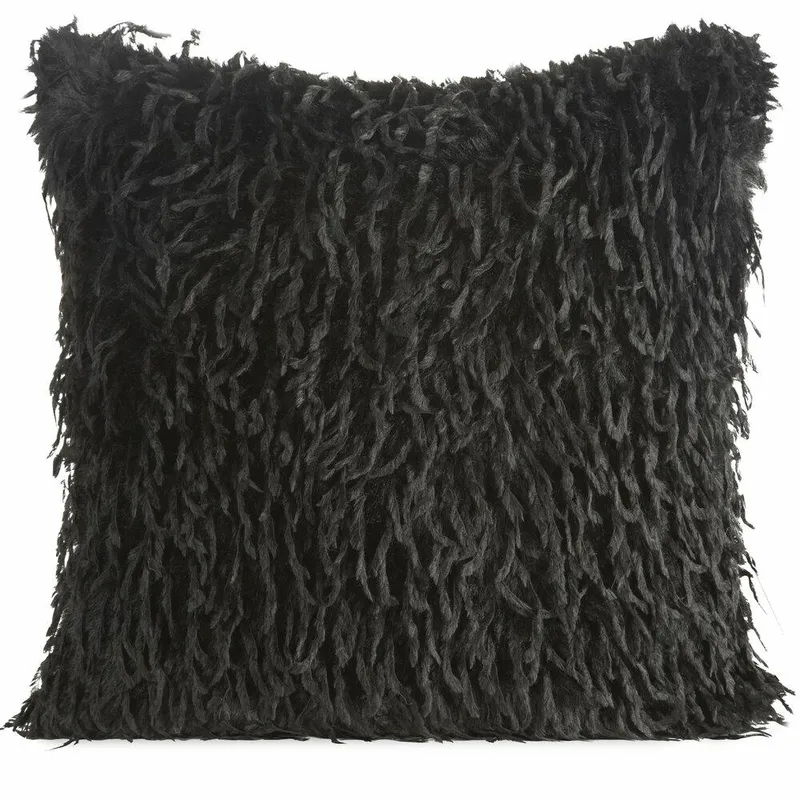 Futrzana Poszewka ADORE 45x45 Czerń