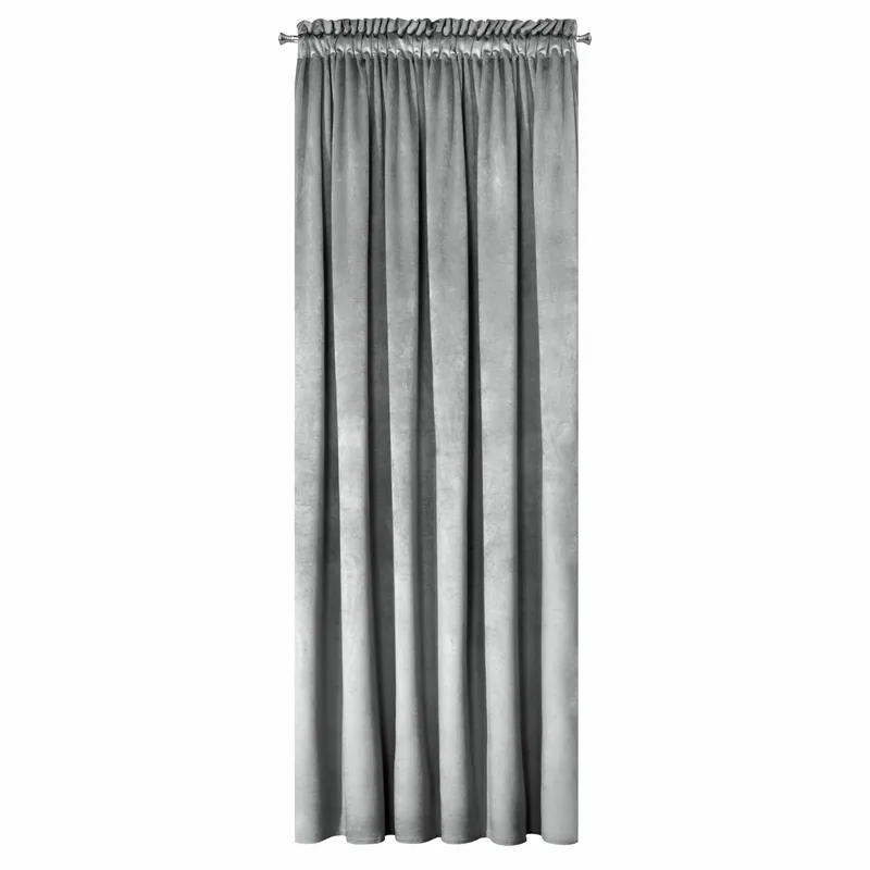 Zasłona ROSA 140x270 Taśma - Srebrna
