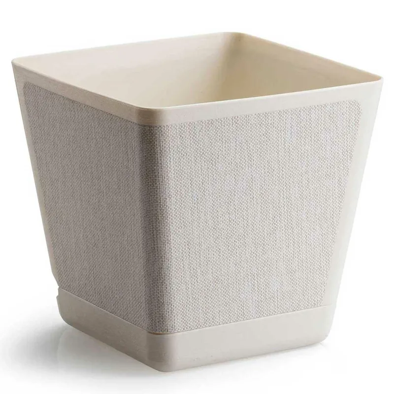 Doniczka Pilea Texelle H30X30 cm - Kremowy