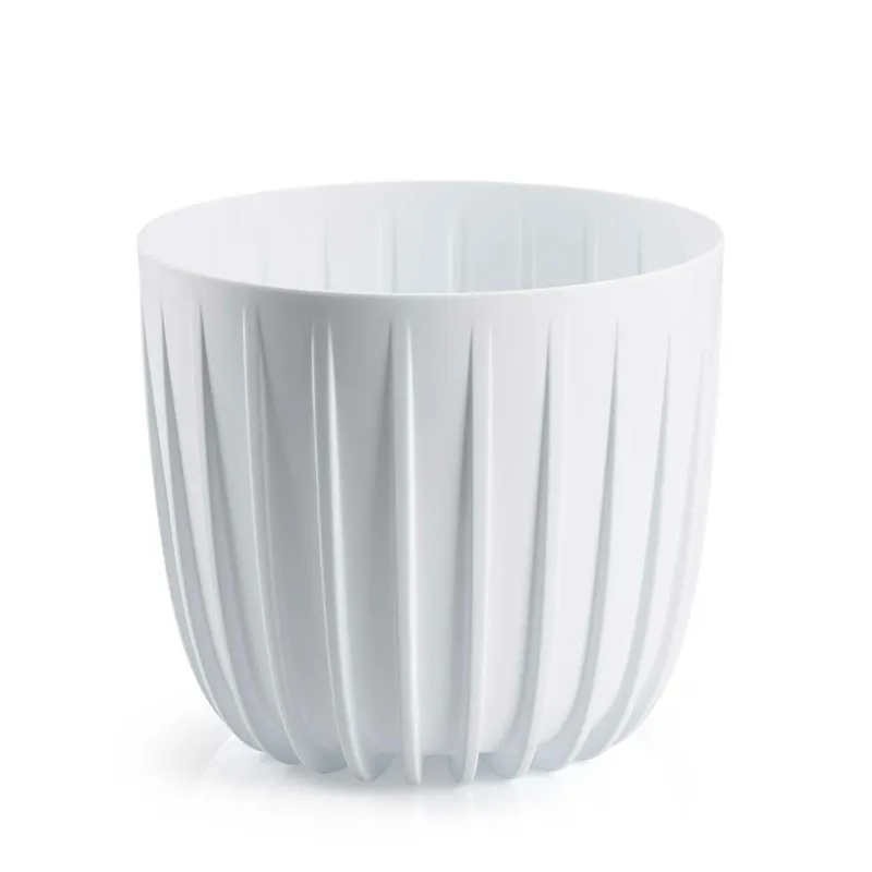 Donica Stripped Niska 18XH15,6 cm - Biała