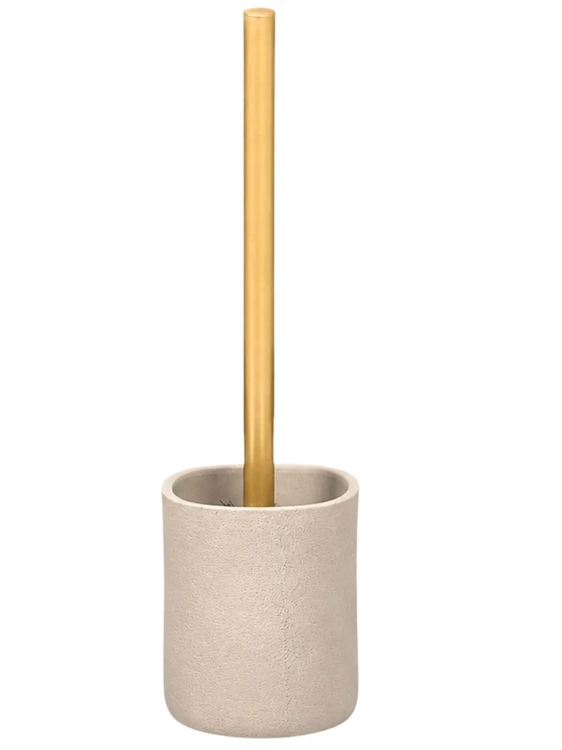 Szczotka Toaletowa Polyresin Beżowo - Szary
