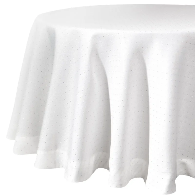 Okrągły Obrus ELLEN 150 cm - Biały
