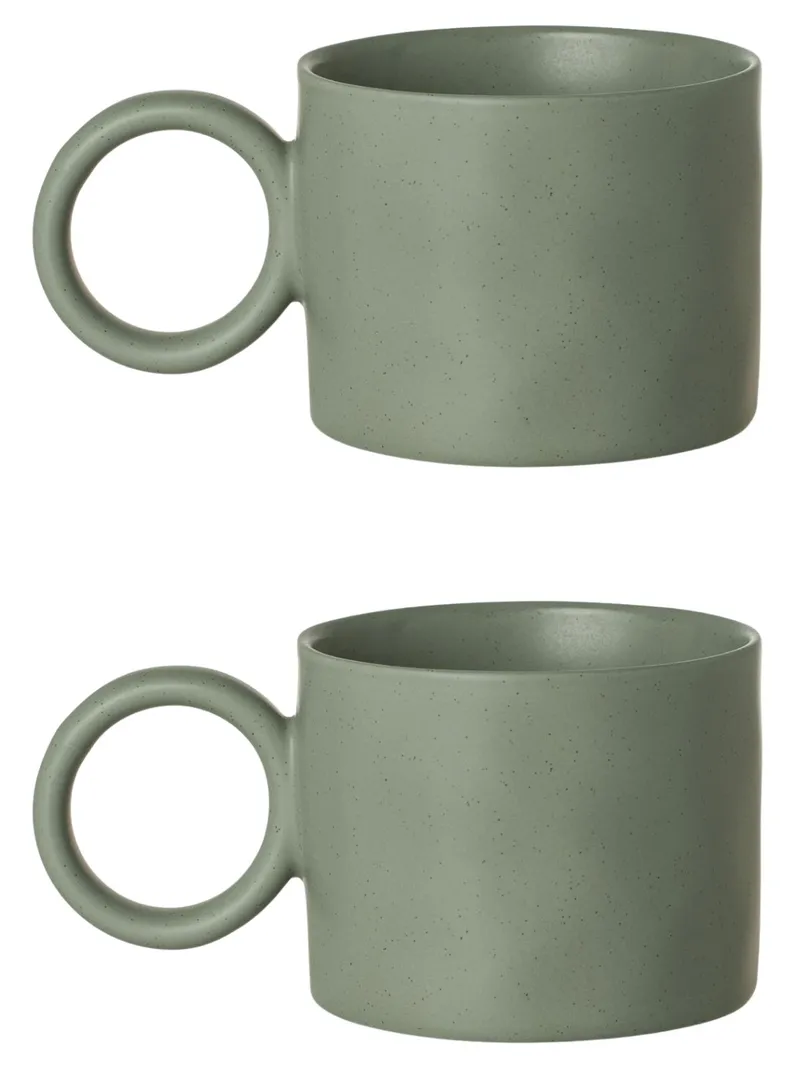Komplet Kubków 400 ml 2 szt. Mare - Zielony