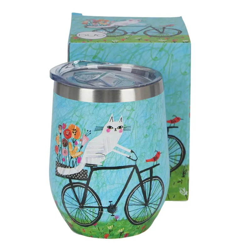 Kubek Termiczny Koci Świat Rower 330 ml