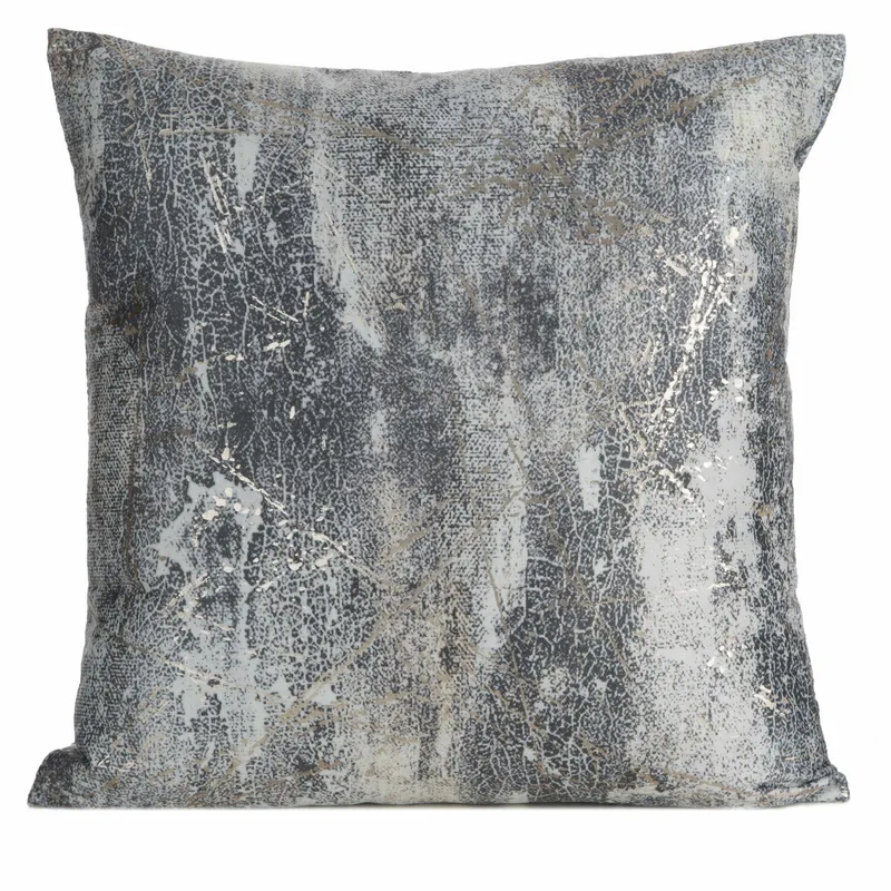 Poszewka ESTER 45x45 cm Velvet - Srebrna