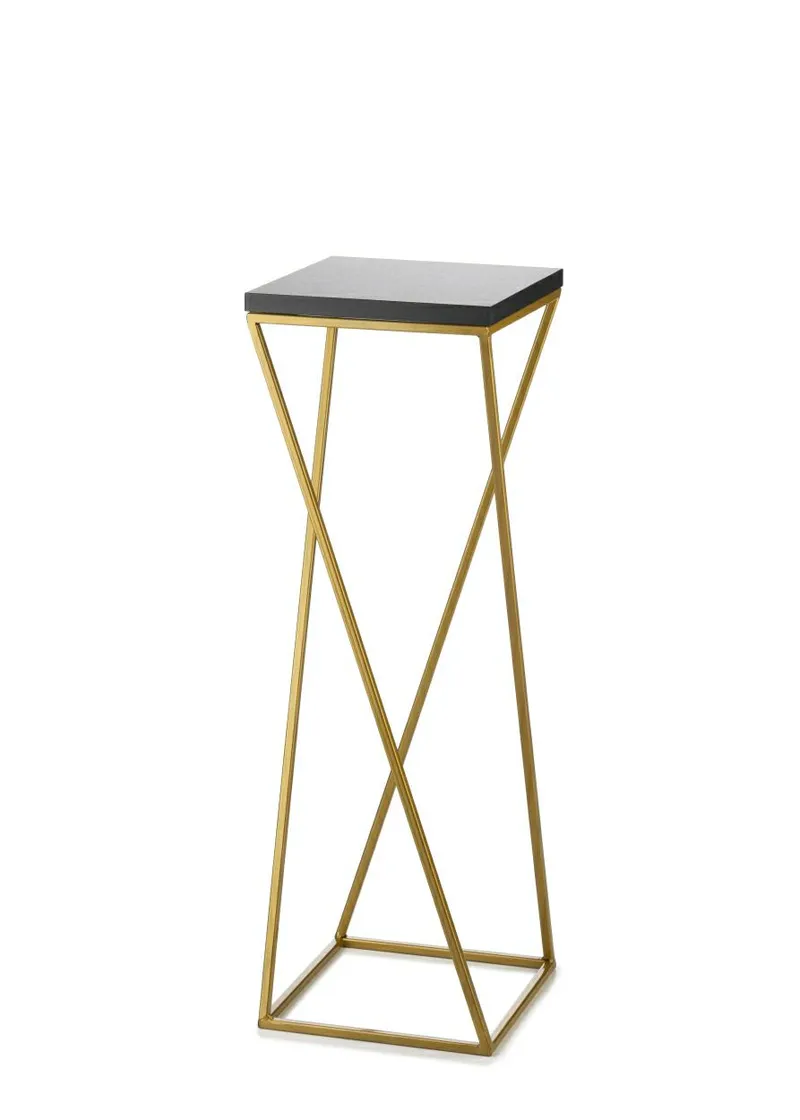 Kwietnik Stojący LOFT 70 cm MDF - Złoty