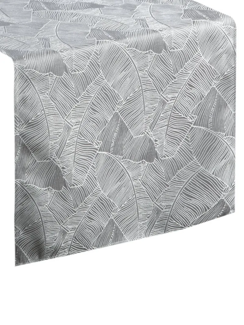 Bieżnik Isla 40x140 cm - Srebrny
