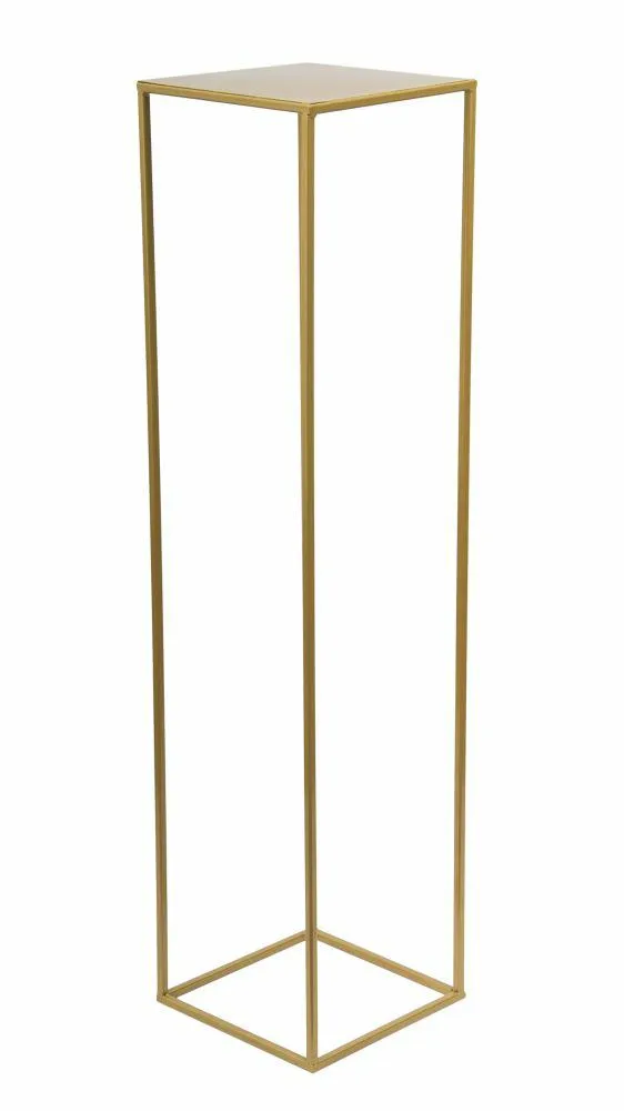 Nowoczesny Kwietnik Stojący 100 cm - Złoty