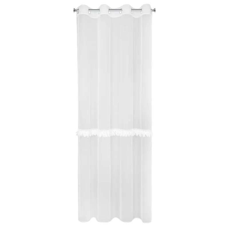 Firana Gotowa SYLVI140X260BIAŁAAPLIKACJA