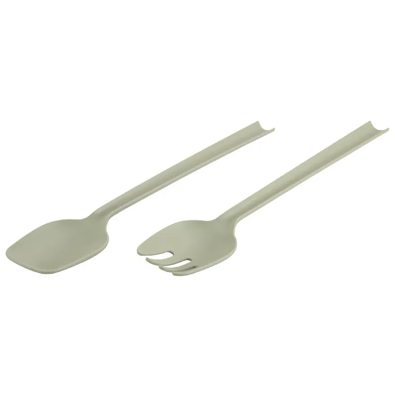 Zestaw Sztućców Do Sałatek 29 cm - Zielony