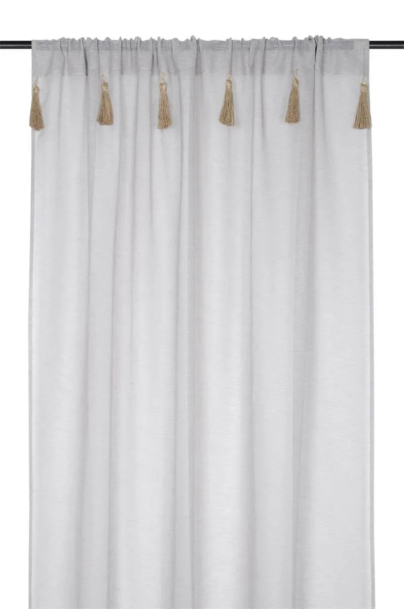 Firana Boho IBIZA 140x260 Naturalna