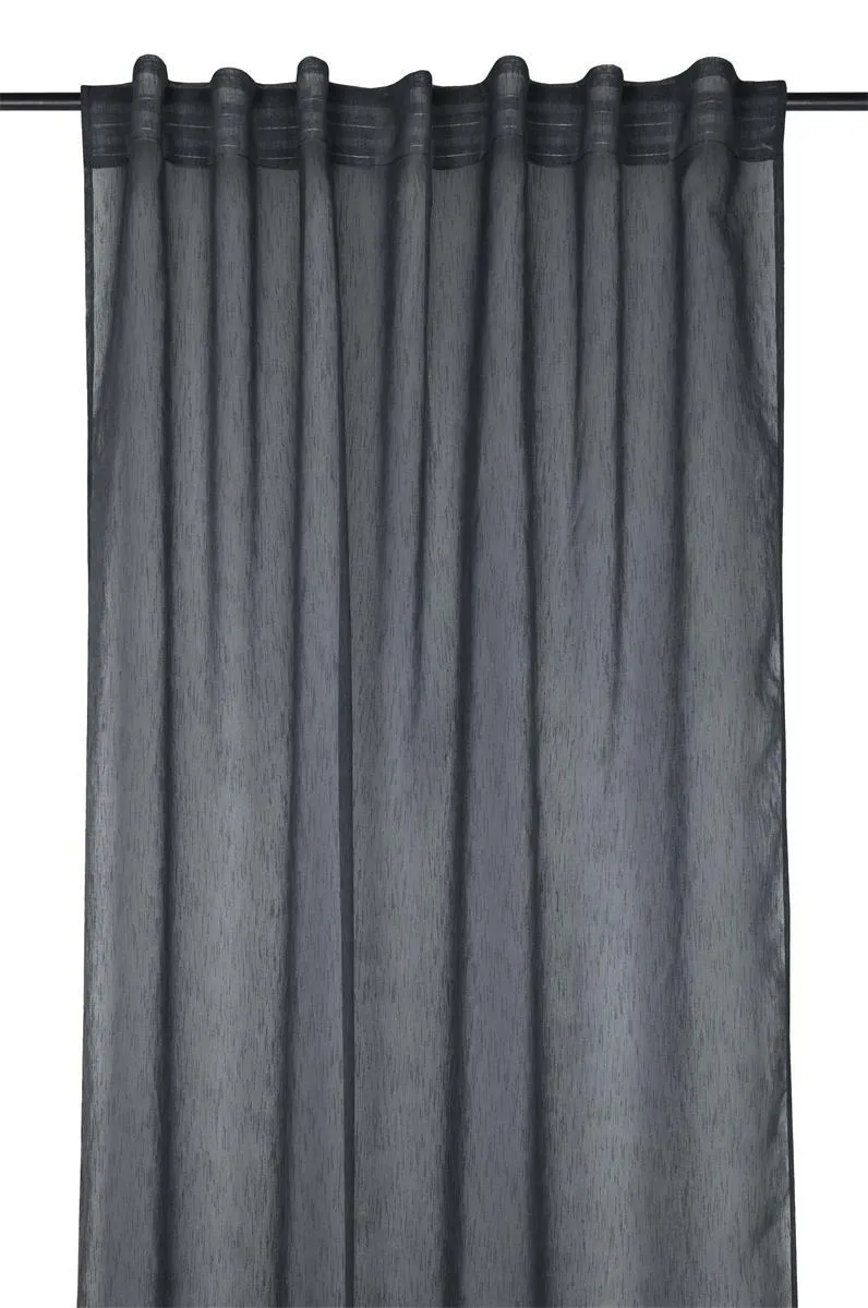 Firana DERBY 140x260 Przezr - Antracytowa