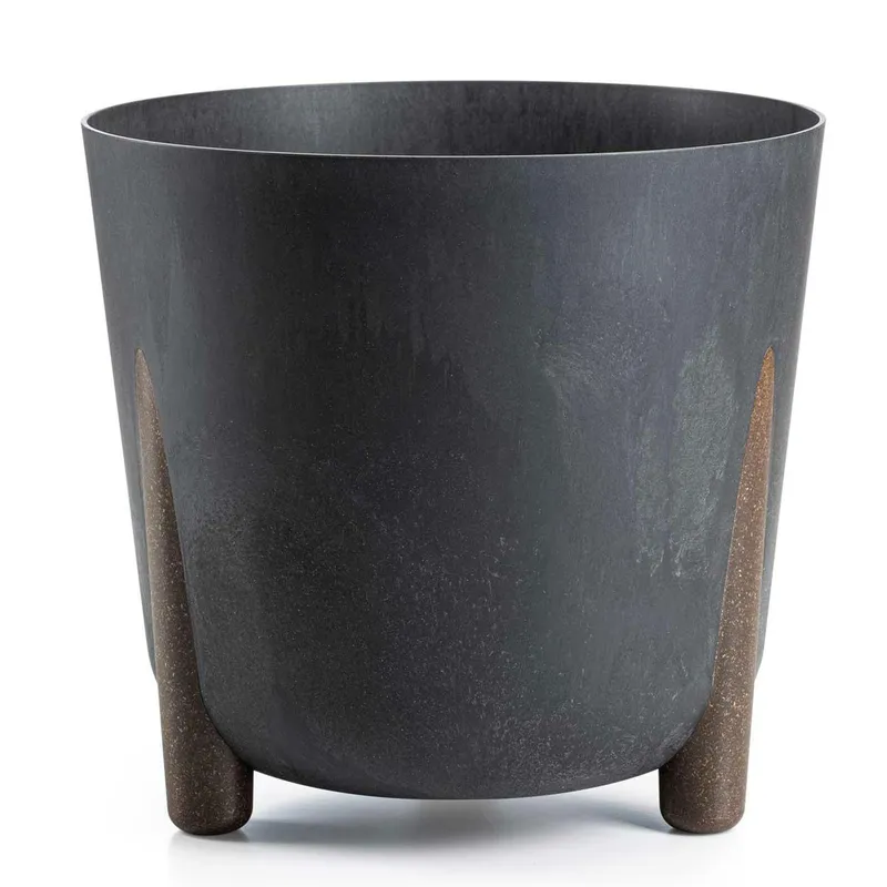Donica Moss Recykling Beton - Czarny