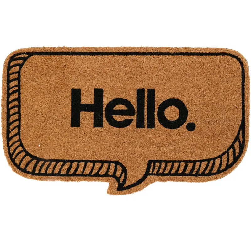 Wycieraczka Z Włókna Kokosowego Hello