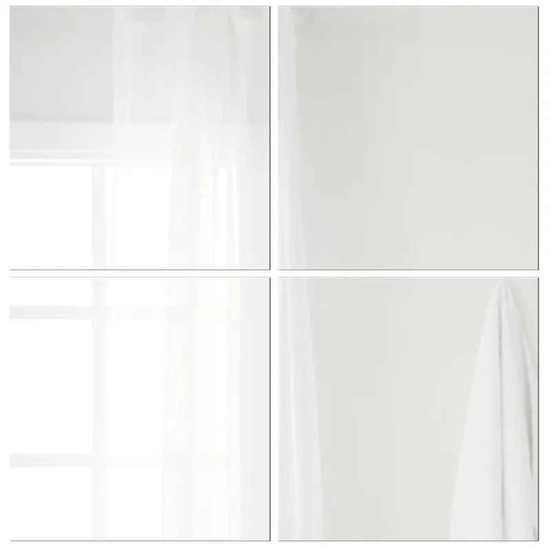 Lustra Samoprzylepne 30 cm Levi Square 4 szt