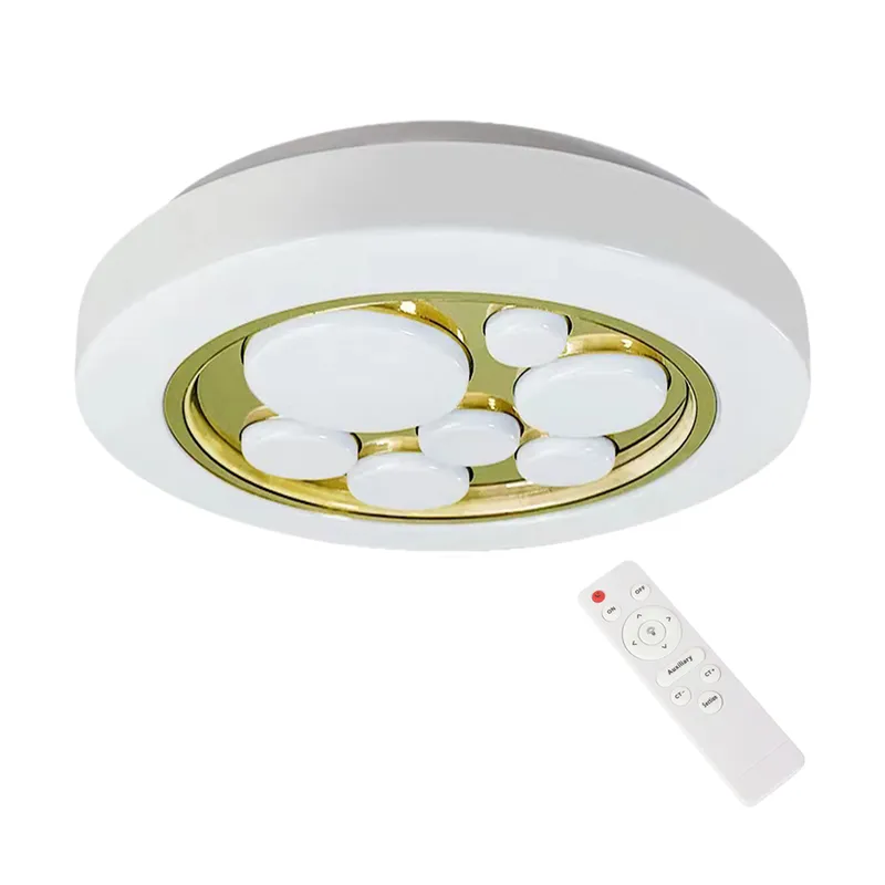 Plafon Sufitowy BUBBLES Biały Złoty 30W