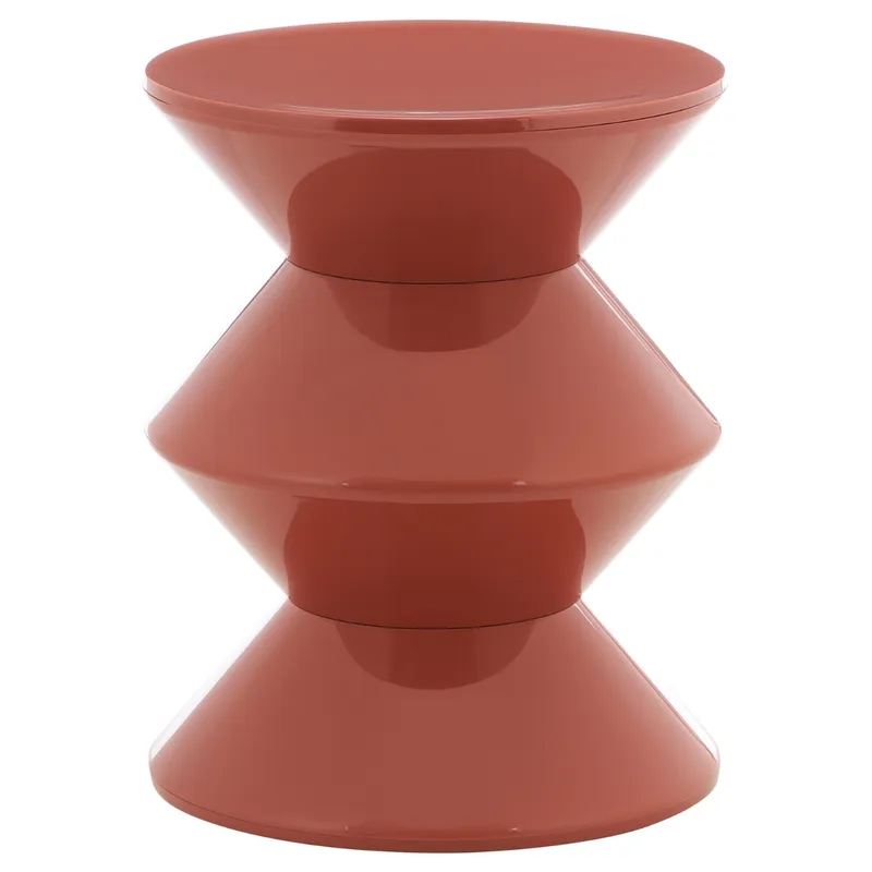Minimalistyczny Stolik FLAME - Czerwony