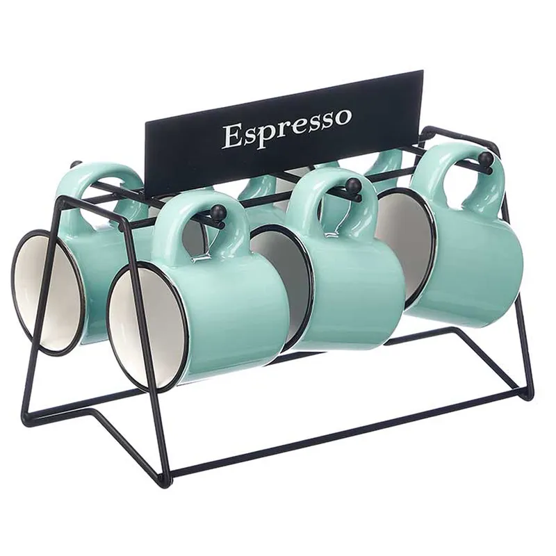 Zestaw Filiżanek Do Espresso 100 ml Mięt