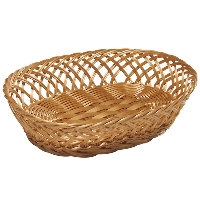 Owalny Pleciony Koszyk Na Pieczywo I Owoce 31x23,5 cm