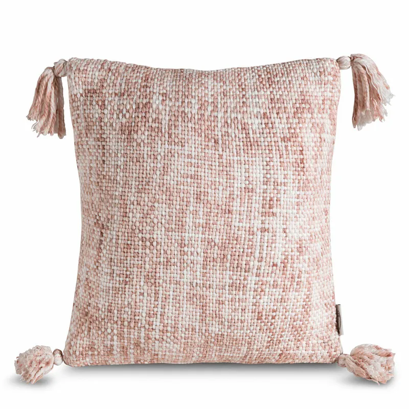 Poszewka GATI 40x40 Boho - Różowa