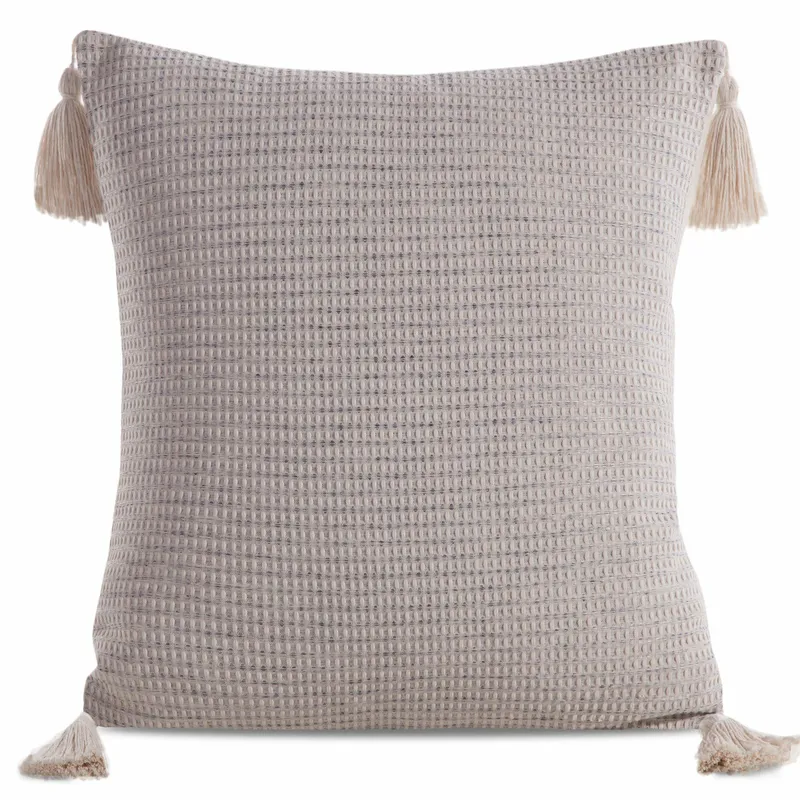 Poszewka BOHO/3 45cm X 45cm Krem+srebro