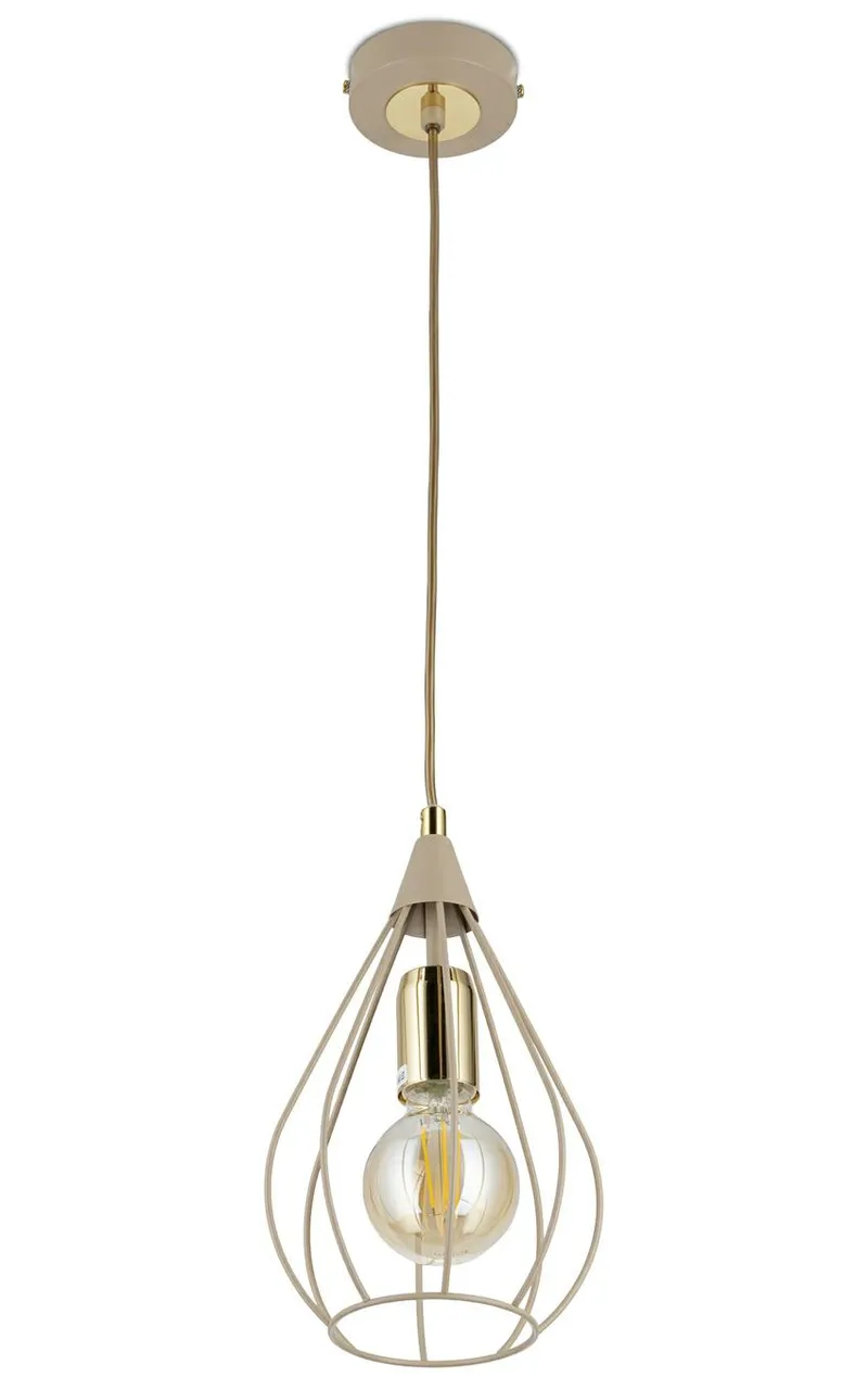 Lampa Wisząca Noa 1XE27 17 cm - Beżowa