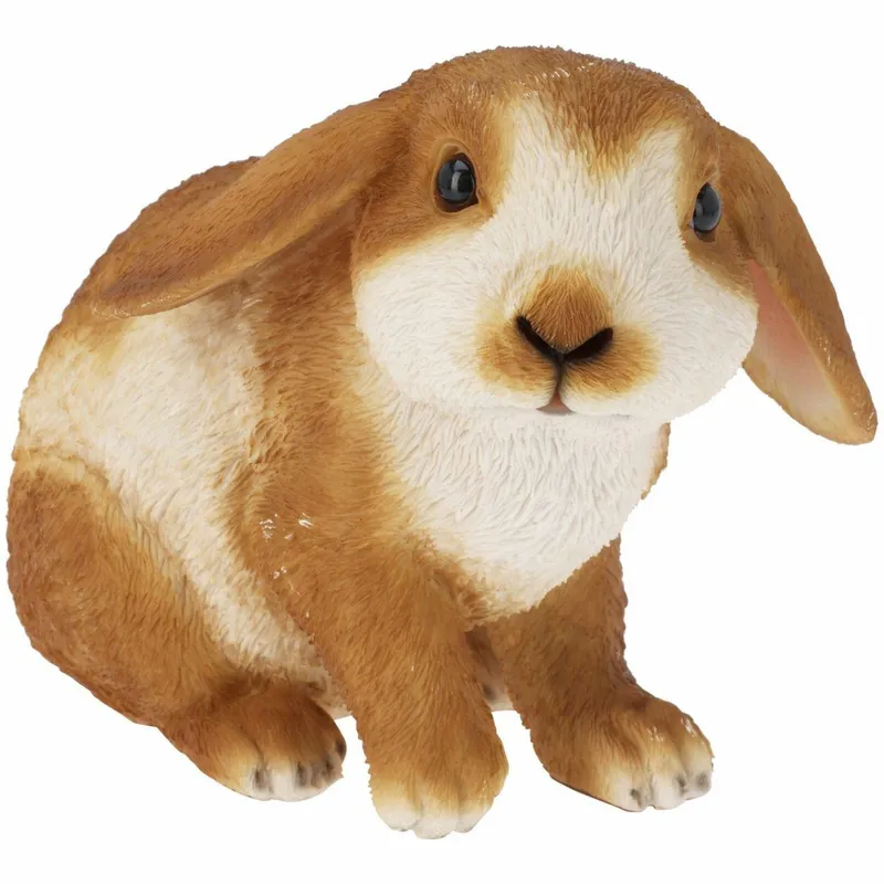 Figurka Ogrodowa Królik Z Dużymi Uszami 17 cm Wzór 2