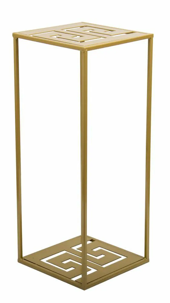Nowoczesny Stojący Kwietnik 60 cm - Złoty