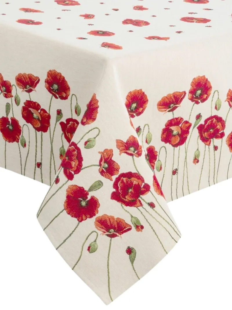Obrus Gobelinowy 1064/NAT 140x180 cm Maki