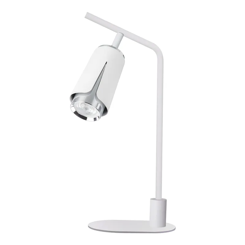 Lampka Nocna FLOWER Biały Srebrny 1XGU10