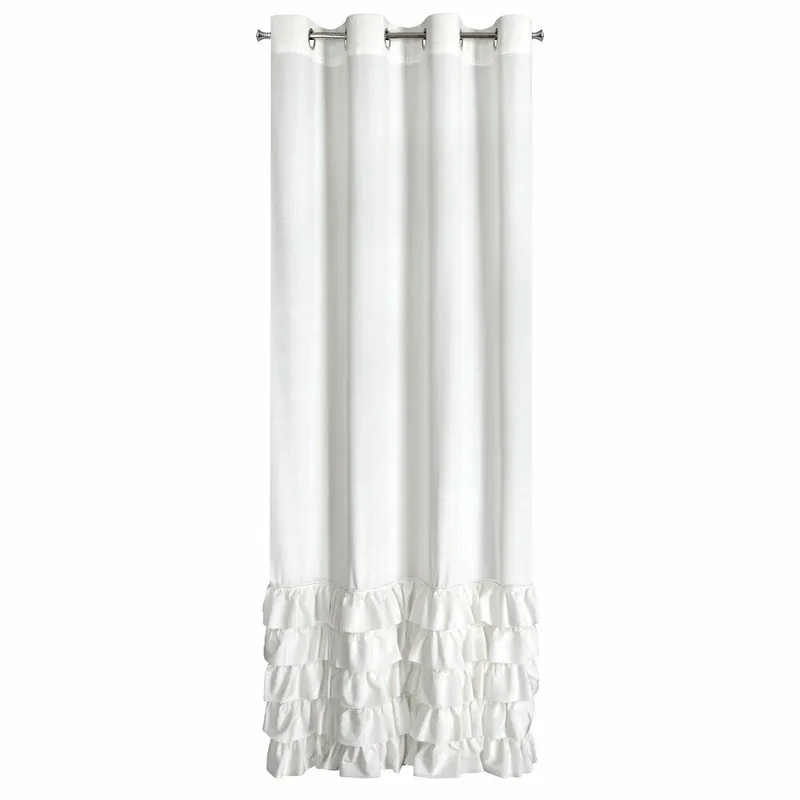 Zasłona CARLI 140x250 Falbany Cyrk - Biała