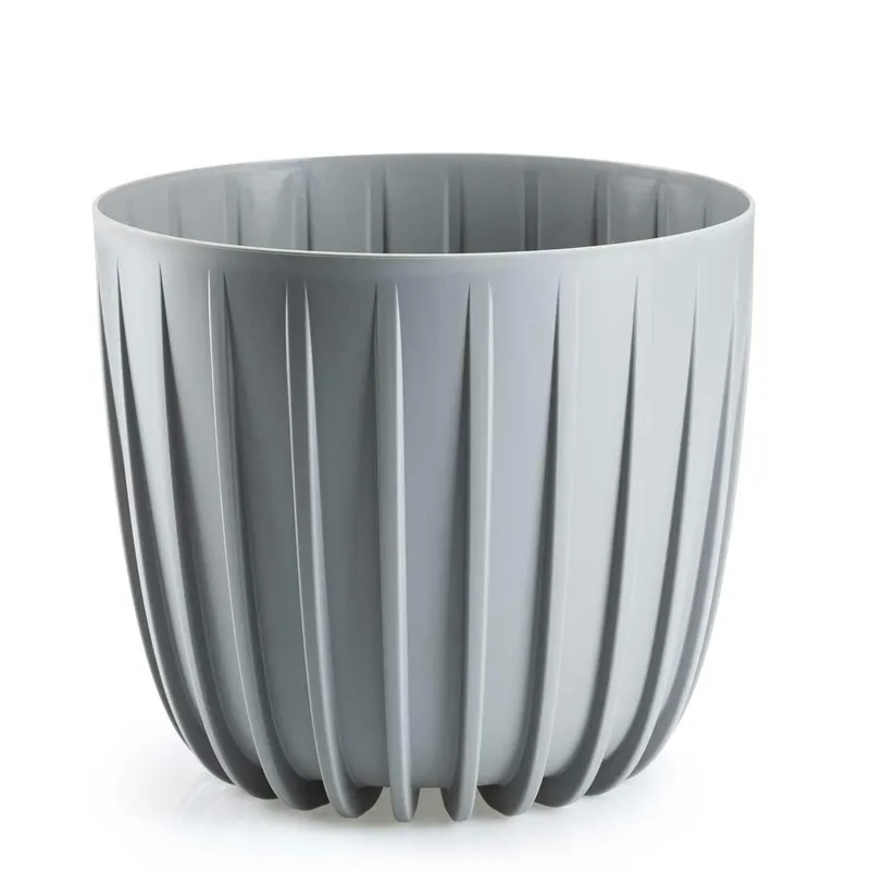 Donica Stripped Niska 24XH21 cm - Szara